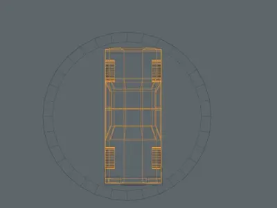 Low Poly VAZ2107 car Free low-poly 3D model