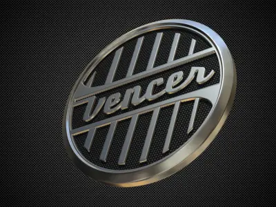 vencer logo 3D model