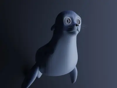 Phoque Free 3D model