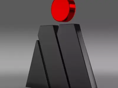 Magna Steyr Logo 3D model