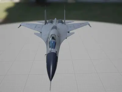Shenyang J-15 Low-poly 3D model