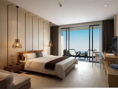 Hotel Bedroom Minimalist Style Free 3D model
