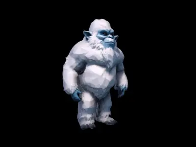  3d Model Yeti Or Abominable Snowman 3D model