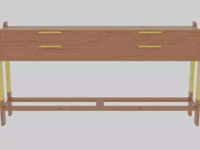 Assorted Furniture Set Low-poly 3D model