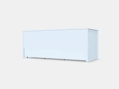 HEMNES Daybed frame with 3 drawers Free low-poly 3D model