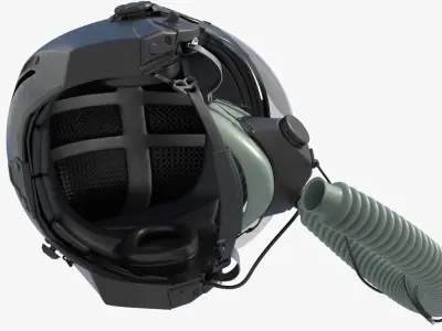 AV 2 NGFWH LIFT Airborne Pilot Helmet 3D model