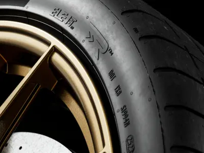 Pirelli R 265 40 ZR21 105Y 3D model