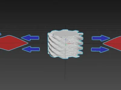 Omniwing - 360 degree uniwing - Concept 3D model