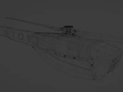 Black Hornet mini drone 3D model