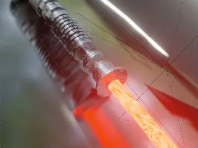  Luke Skywalker Lightsaber 3D model