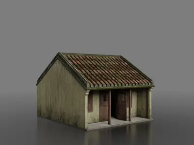 Hoi An Ancient House Pack Low-poly 3D model