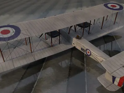 Vickers Vimy 3D model