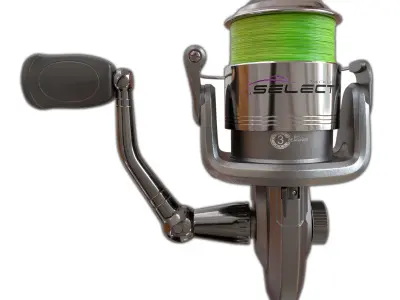 Select Fishing Reel 3D model