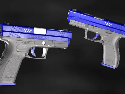 Custom Xp-9 Free low-poly 3D model