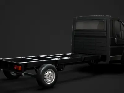 Citroen Jumper Relay Chassis Truck Single Cab 4300WB 2020 3D model