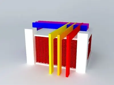 Exhibition pavilion 3D model