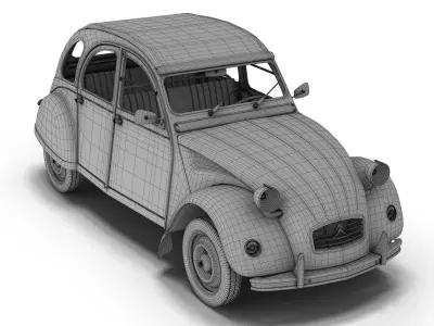 Citroën 2CV 3D model