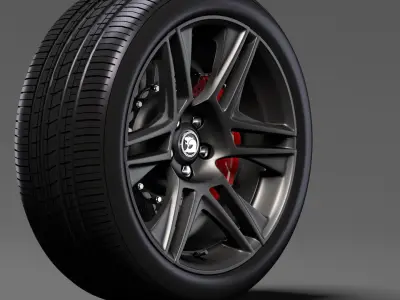 HSV Maloo R8 Black 2017 wheel 3D model