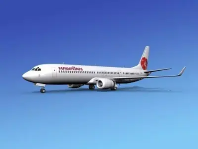 Boeing 737-900ER Hawaiian Airlines 3D model