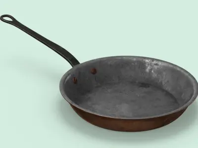Classical Cookware Dirty - Skillet 10.2 inches 3D model