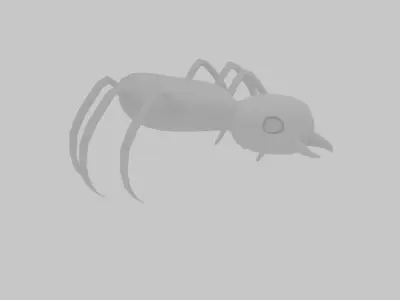 Bug Monster Alien model Low-poly 3D model