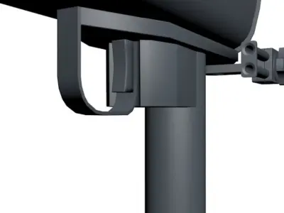 UltraLyte LR - Lasergun Low-poly 3D model