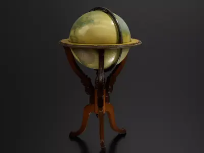 Antique Globe 3 3D print model