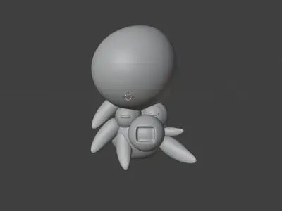 legendary octopus 3D model