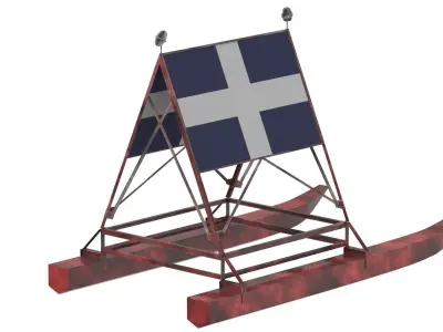 ship target gunnery  3D model