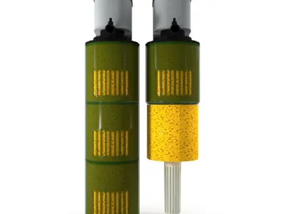 Internal aquarium filter Low-poly 3D model