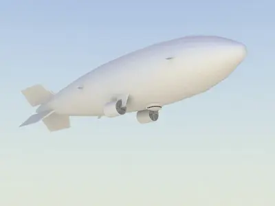 Airship Zeppelin 3D model