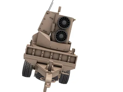 Sentinel A4 Air Defense Radar 3D model