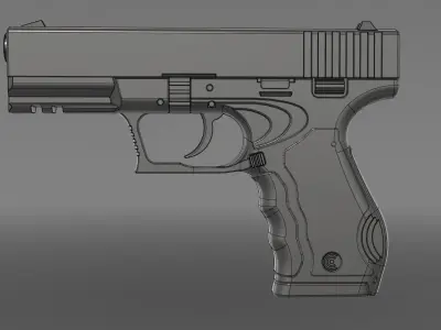Pistol Safari ST Free 3D model