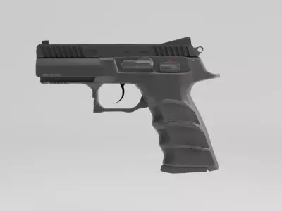 JAWS JTP-9C pistol produced in jordan 3D model