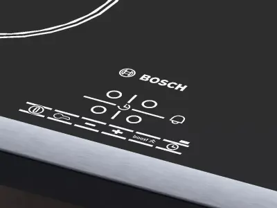 cookware electric cooktop with four burners 3D model