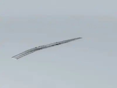 Riga Zemitanu bridge Čaka and Ieriķu street Free 3D model