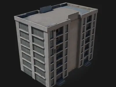 Urban Tower  Contemporary Structure for Modern Cityscapes 3D model