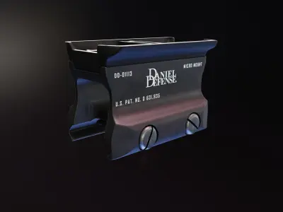 DD T1 Micro Mount Stand Low-poly 3D model