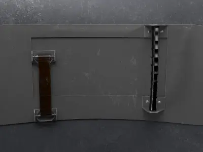 Police shield Free low-poly 3D model