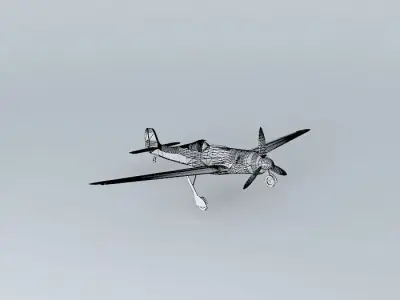 Le Focke Wulf 152 H1 Free 3D model