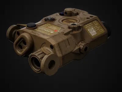 PEQ-15 Low-poly 3D model