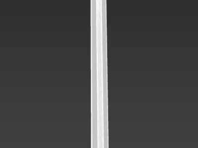 Anglo Saxon Viking Sword Low-poly 3D model
