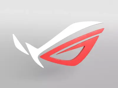 ROG Logo version1 001 Free low-poly 3D model