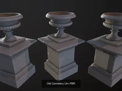 Cemetery Pack 3D Model Collection