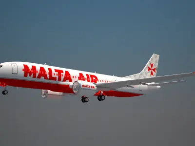 Malta Air Boeing 737 Max 8 - 200 3D model