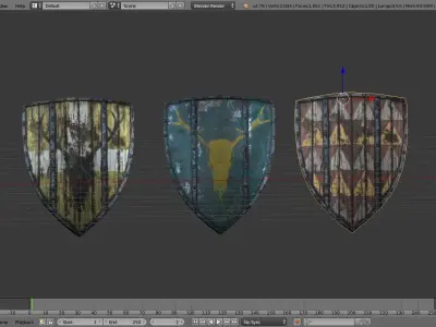 shield for honor Free 3D model