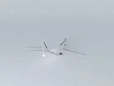 Template - Israeli Aircraft Industries 1125 Astra 3D model