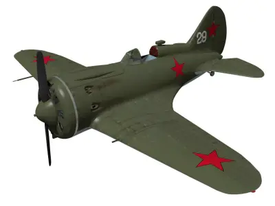 Polikarpov I-16 Rata Type18 3D model