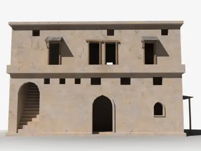 Arab x43 Low-poly 3D model