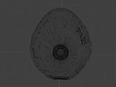 Sci-fi Helmet Concept Project Free 3D model